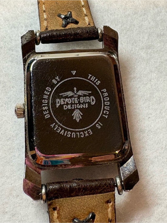 Pueblo Bird Santa Fe Women\'s Brown Leather Concho Watch main image 5
